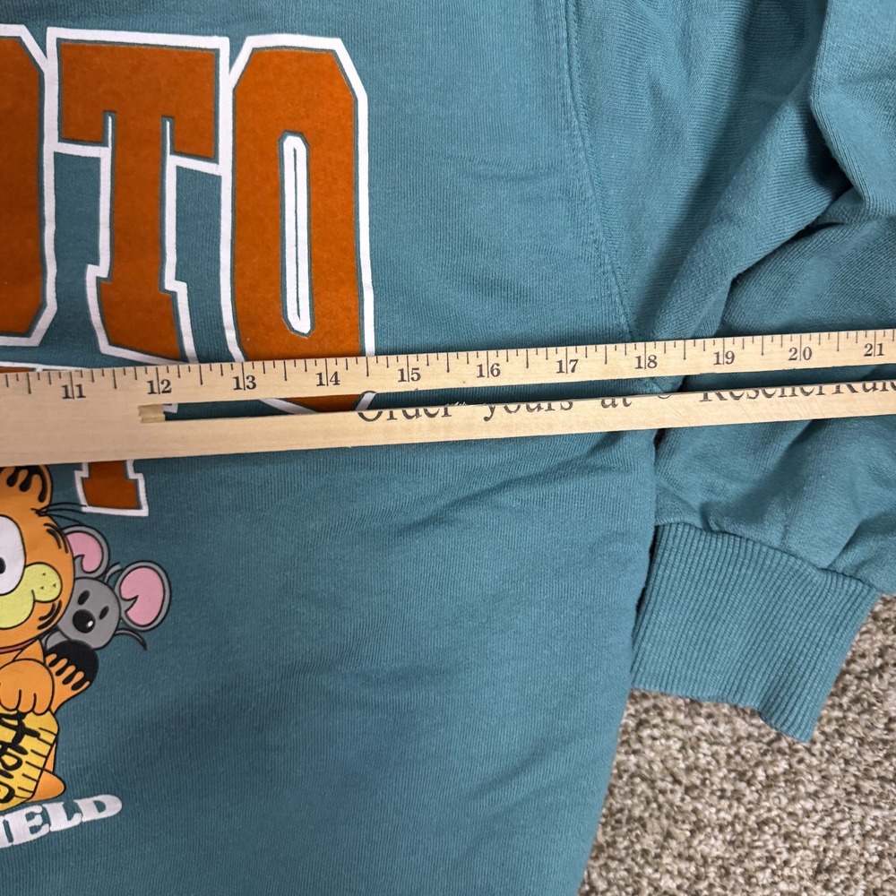 Zara Teal Kyoto City Garfield Sweatshirt - Picture 5 of 9